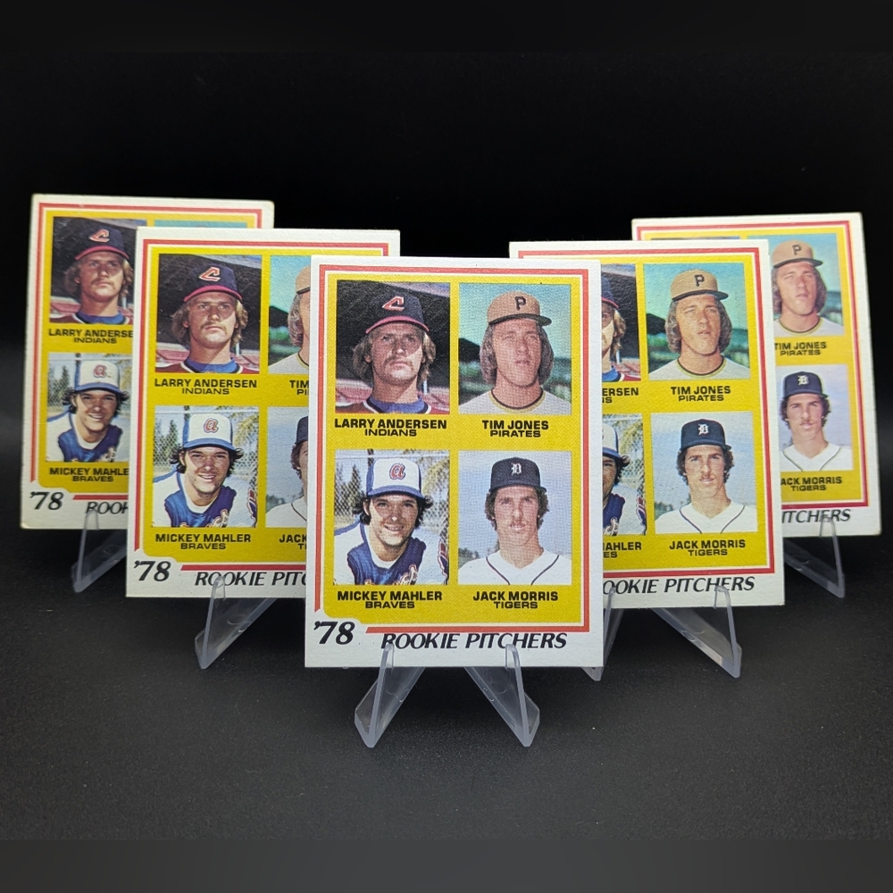 1978 Topps Baseball Card #703 Jack Morris Detroit Tigers RC Rookie Cards Lot x5